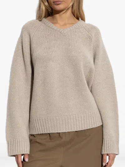 Lisa Yang Oia Cashmere Sweater In Brown