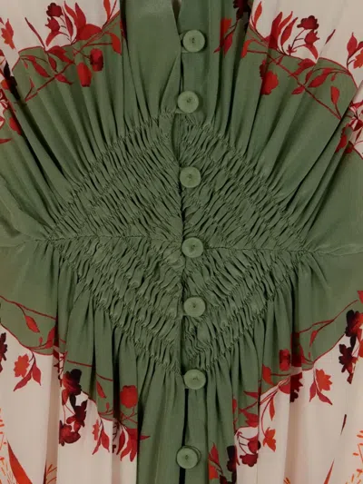 La Doublej Camerino Silk Maxi Dress