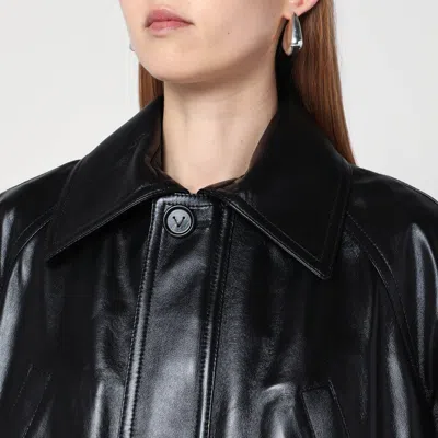 Bottega Veneta Black Leather Jacket