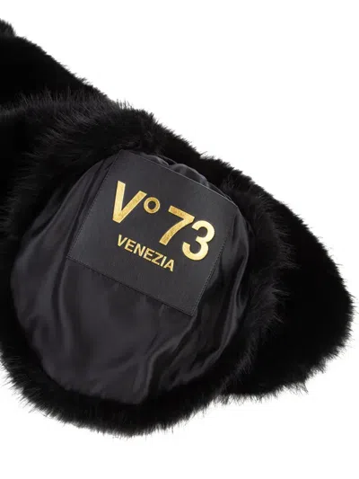 V73 Faux Fur Stole Jane In Black