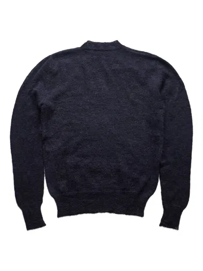 Edward Cuming Circle-print Sweater In Blue