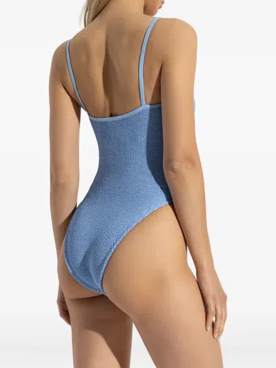 Hunza G Pamela Crinkle-texture Swimsuit