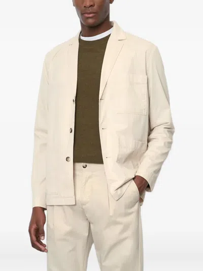 Marc O'polo Button-up Utility Blazer In Neutral