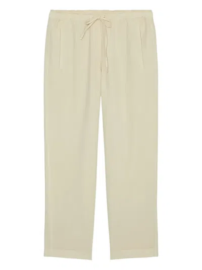 Marc O'polo Drawstring-tapered Trousers In Neutral