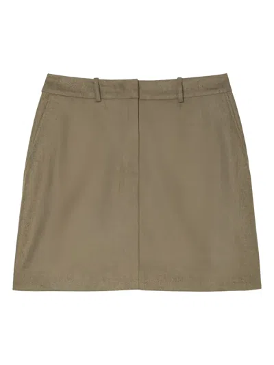 Marc O'polo A-line Miniskirt In Green