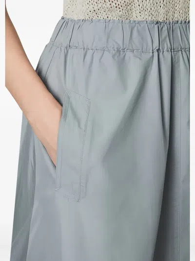 Marc O'polo Elasticated-waistband Mini Skirt In Gray