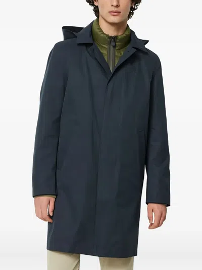 Marc O'polo Hooded Rain Coat In Green