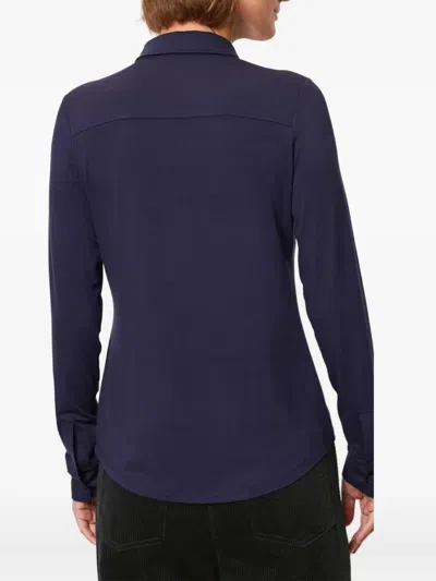 Marc O'polo Long-sleeve Button-up Shirt In Black