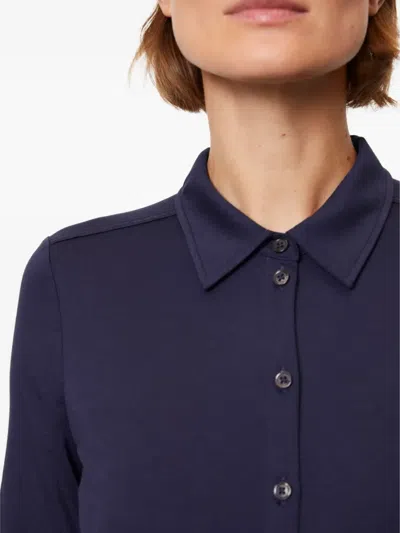 Marc O'polo Long-sleeve Button-up Shirt In Black