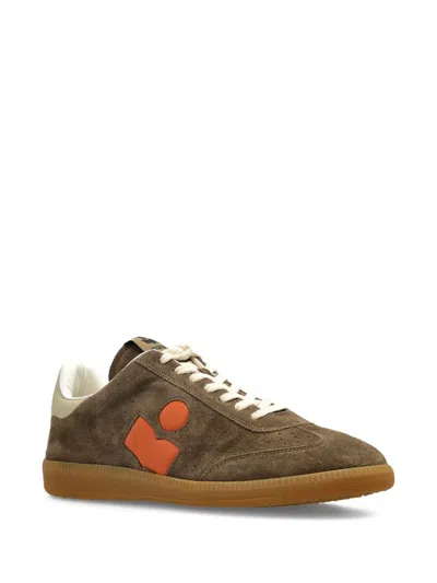 Isabel Marant Bryce Leather-trimmed Suede Sneakers