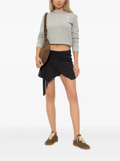 Isabel Marant Bryce Leather-trimmed Suede Sneakers