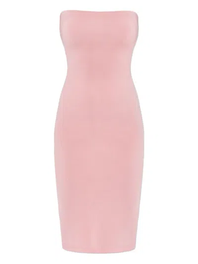 Jacquemus The Sera Strapless Midi Dress