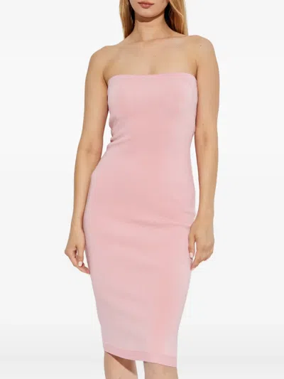 Jacquemus The Sera Strapless Midi Dress