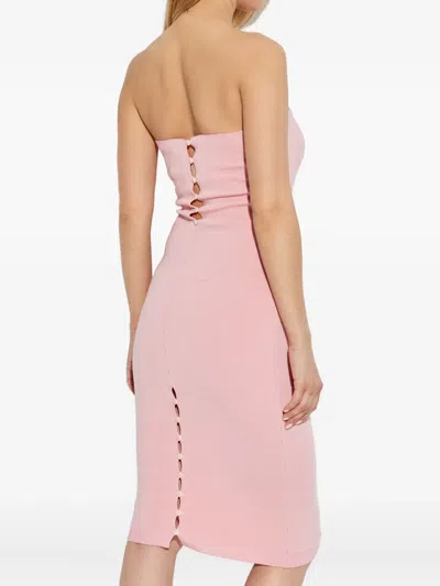 Jacquemus The Sera Strapless Midi Dress