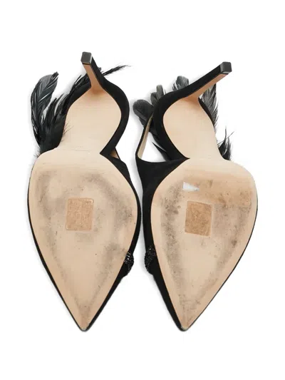 Pre-owned Jimmy Choo 2024 105mm Tacey Pumps In Black