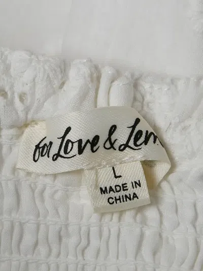 Pre-owned For Love & Lemons  Embroidered Dress