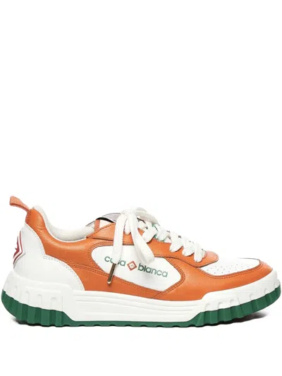 Casablanca Court Logo-detail Lace-up Sneakers