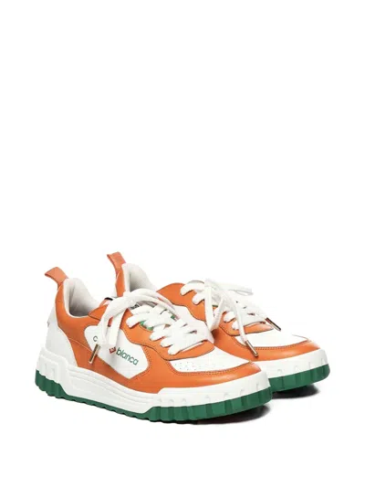 Casablanca Court Logo-detail Lace-up Sneakers