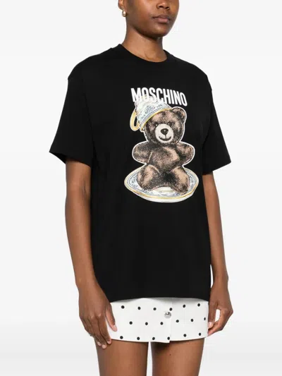 Moschino Teddy Bear-print Cotton T-shirt