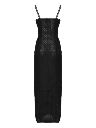 Charo Ruiz Lace-panelled Maxi Dress