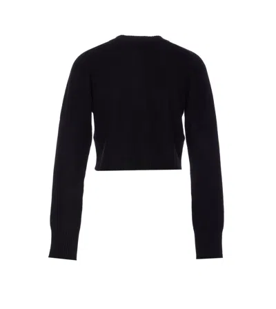 Loulou De Saison Black Aidar Lds Cashmere Blend Cardigan In Black