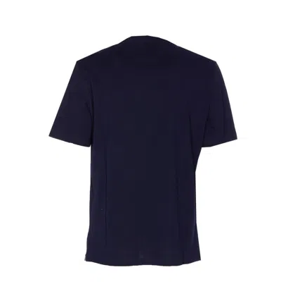 Brunello Cucinelli Cotton Crew Neck T-shirt With Graphic Print In Black