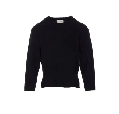 Loulou De Saison "mora" Lds Cropped Sweater In Black