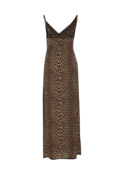 Zadig & Voltaire Ramelil Soft Leopard Print Dress In Animal Print