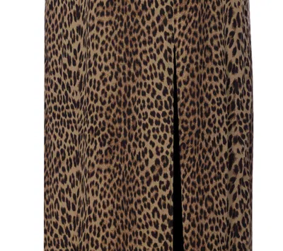 Zadig & Voltaire Ramelil Soft Leopard Print Dress In Animal Print