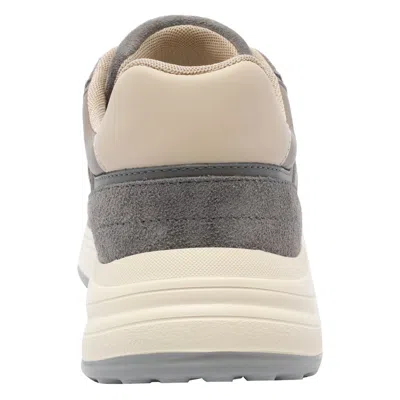Hogan Perforated Lightweight Sneakers Rubber Sole In Gray