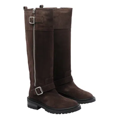 Via Roma 15 50mm Buckled Zip-fastening Biker Boots