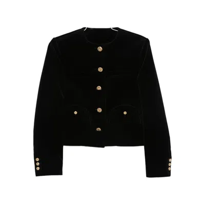 Blazé Milano Tweed Button-fastening Jacket In Black