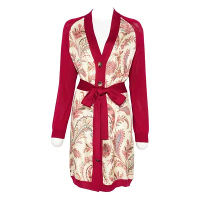 Etro Paisley-panel Cardi-coat In Neutral