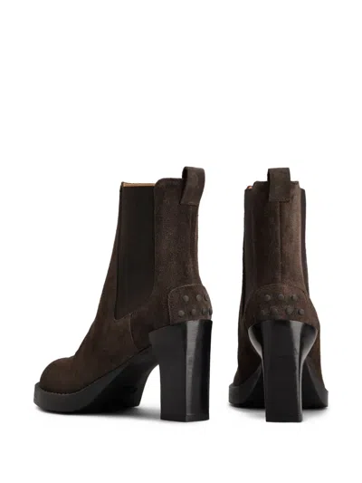 Tod's 80mm Suede Chelsea Boots