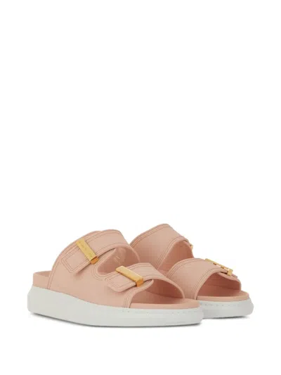 Alexander Mcqueen Double-buckle Slides