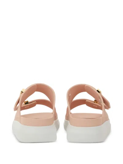 Alexander Mcqueen Double-buckle Slides