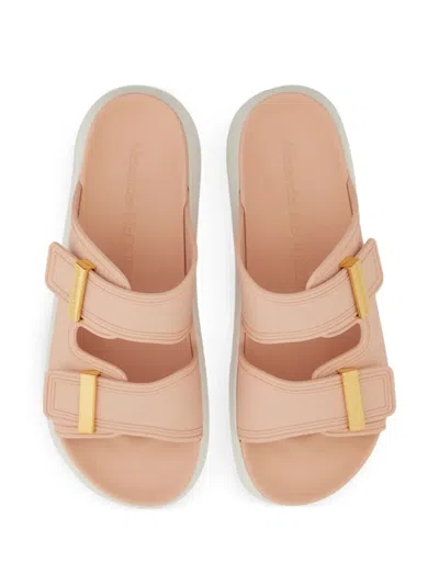 Alexander Mcqueen Double-buckle Slides