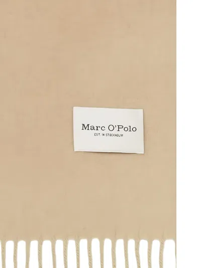 Marc O'polo Fringed Cashmere Scarf In Neutral