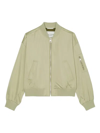 Marc O'polo Baseball-collar Bomber Jacket In Green