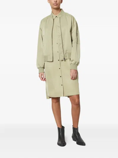 Marc O'polo Baseball-collar Bomber Jacket In Green