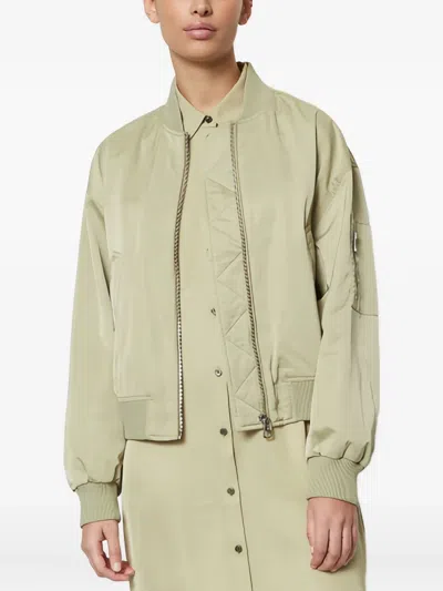 Marc O'polo Baseball-collar Bomber Jacket In Green