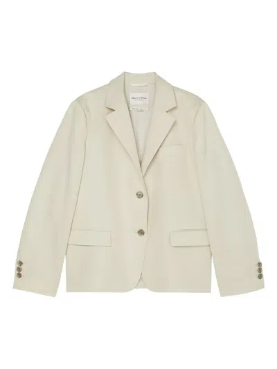 Marc O'polo Single-breasted Blazer In White
