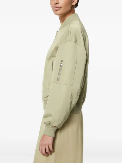 Marc O'polo Baseball-collar Bomber Jacket In Green