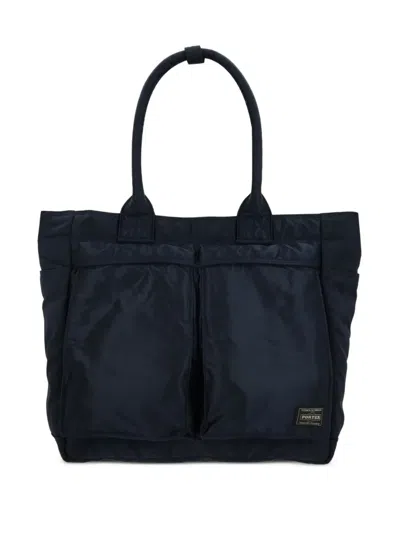 Porter-yoshida & Co Double-handle Logo-patch Tote Bag