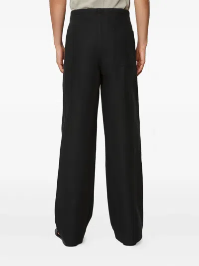 Marc O'polo Elasticated-waist Trousers In Black