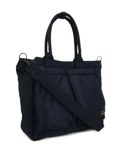 Porter-yoshida & Co Double-handle Logo-patch Tote Bag