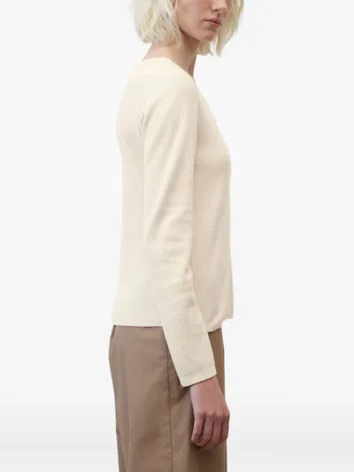 Marc O'polo Crew-neck Sweater In White