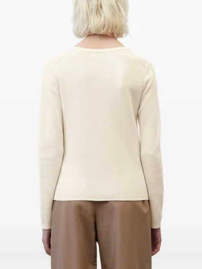 Marc O'polo Crew-neck Sweater In White