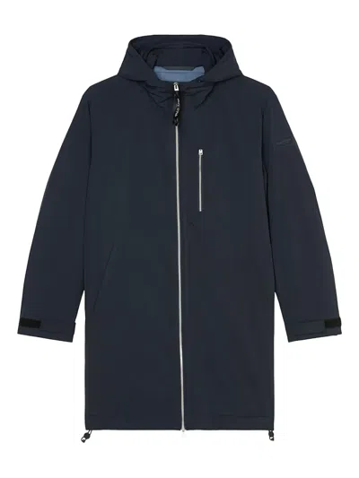 Marc O'polo Hooded Zip-up Parka In Black