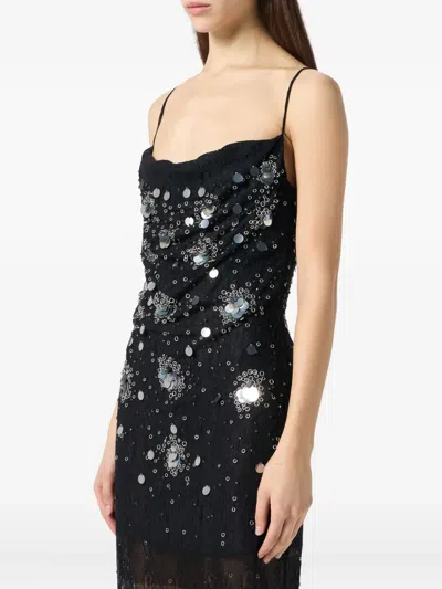 Blumarine Sequin-embellished Lace Gown